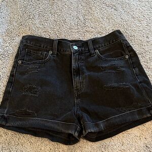 American Eagle Outfitters Black Jean Shorts